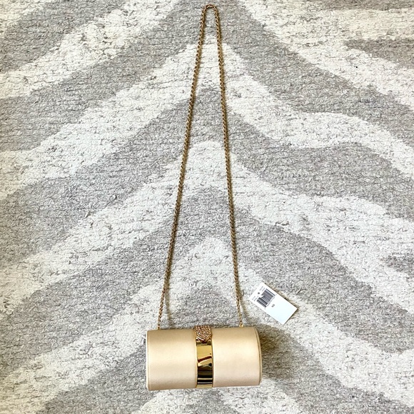 RODO Vintage Hard Dressy Clutch w Chain Strap NWT - Picture 6 of 12